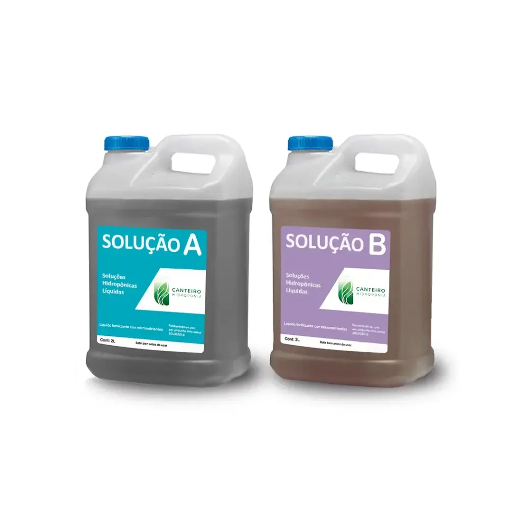 Nutrientes Hidroponia (Plantas verdes) – Rendimento 100L