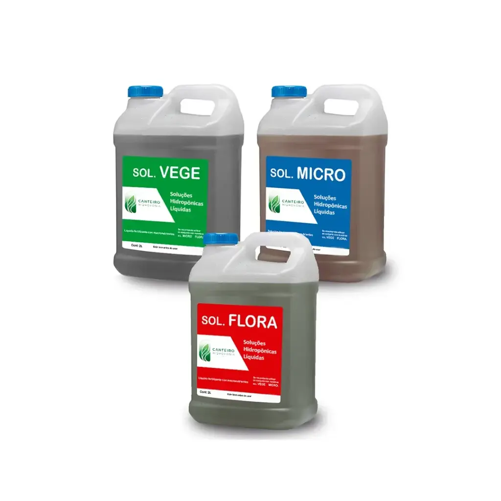 Nutrientes Hidroponia (Plantas frutíferas) – Rendimento 200L