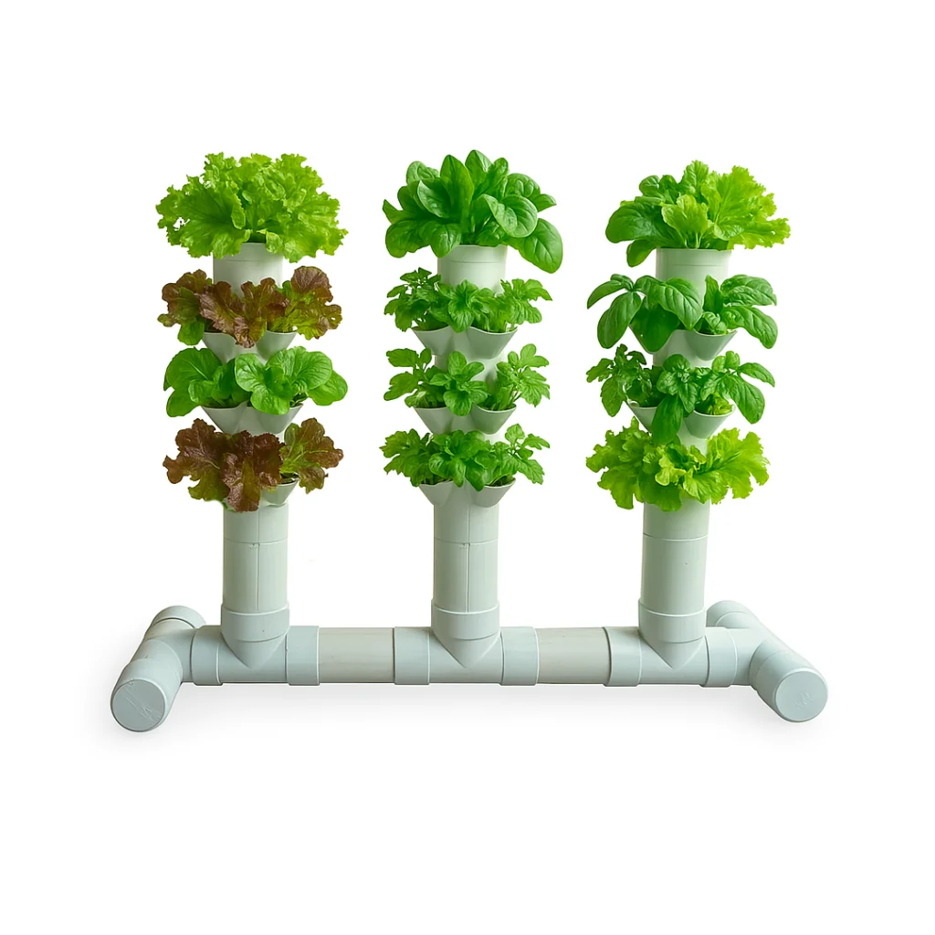 Sistema Hidropônico Vertical 60 plantas com Suprimentos
